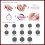 Cinnabar Ring Natural Mineral Red Plain Jewelry 4