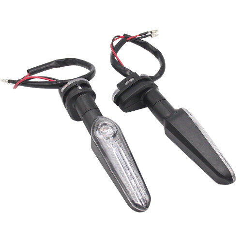 Motorcycle LED Turn Signal Light Amber 1 Pair 1