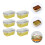Raindrops Aluminum Foil Food Containers with Lids 6 Pack 6