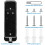 Anti-Theft Doorbell Mount Set Plastic 2 pcs 3