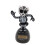 Dancing Skeleton Car Decor Solar-Powered Halloween 1