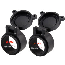 Flip Up Rifle Scope Covers Objective Lens Cap 2 pcs