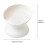 Clear Acrylic Bird Feeder with Suction Cups and Drainage 2