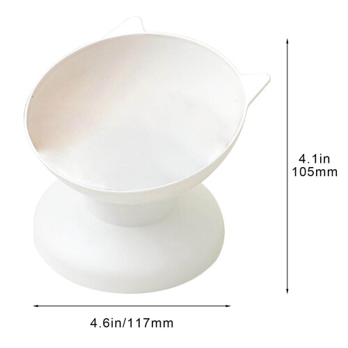 Clear Acrylic Bird Feeder with Suction Cups and Drainage 1