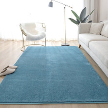European solid color living room rug thickened washable