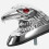 Silver Metal Eagle Head Decor for Motorcycle Front Mudguard 6