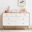 Wooden Cabinet Knobs Solid Beech Black Walnut 4 pcs 40x24mm 4