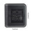 Ceramic Space Heater 800W with Adjustable Thermostat and 3