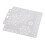 Wall Stencil Template for Home Decor, Laser-Cut, Silver 1