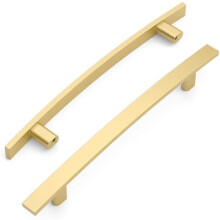 Brushed Gold Cabinet Pulls 5 inch 10 Pack
