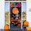 Halloween Pumpkin Ghost Door Cover 1 Piece 4