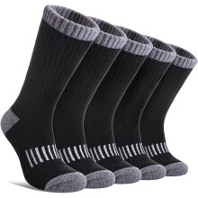 Women's Merino Wool Hiking Socks Thermal Crew 5 Pairs
