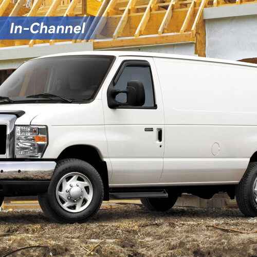 In-Channel Window Visors for Ford E-150 to E-450 2007–2014 2