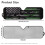 American Flag Green Windshield Sun Shade for Jeep Wrangler 7