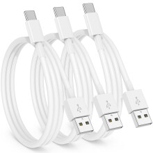 CarPlay Cable USB-C to USB-A 3FT 3-Pack White