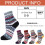 PUMIER Women's Winter Crew Socks - Thick Wool Warm Cozy 2