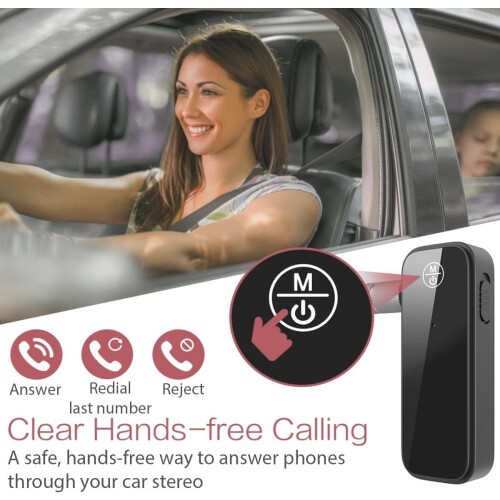Siisll Aux Bluetooth 5.0 Car Adapter with Display 1