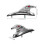 Silver Metal Eagle Head Decor for Motorcycle Front Mudguard 2