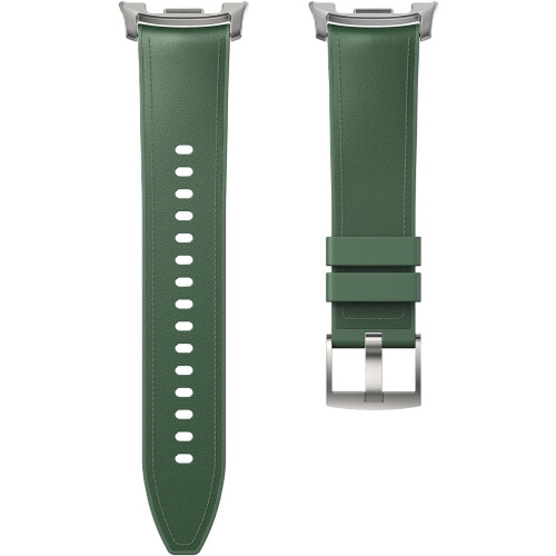 Leather and Silicone Watch Strap for Samsung Galaxy Watch 8 2
