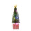 Mini Pre-Lit Christmas Tree with Colorful LEDs Pink Base 2