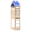VidaXL vidaXL Play Tower Brown 52.5 x 85 x 265 cm Solid Pine Wood 2
