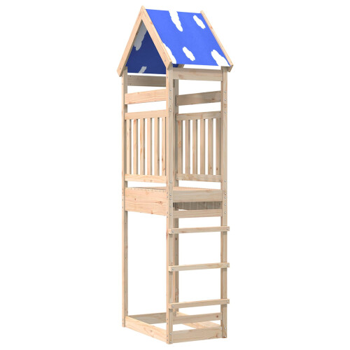 VidaXL vidaXL Play Tower Brown 52.5 x 85 x 265 cm Solid Pine Wood 1