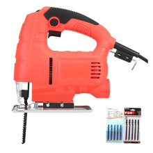 Handheld Electric Jig Saw 710W 110V with 10 Blades 6-Speed