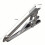 Grey Tie Clips for Men Gold Plated 1 Piece 2
