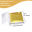 Golden Leaf Foil Sheets 3.15x3.35 Inches 100 Pcs 2