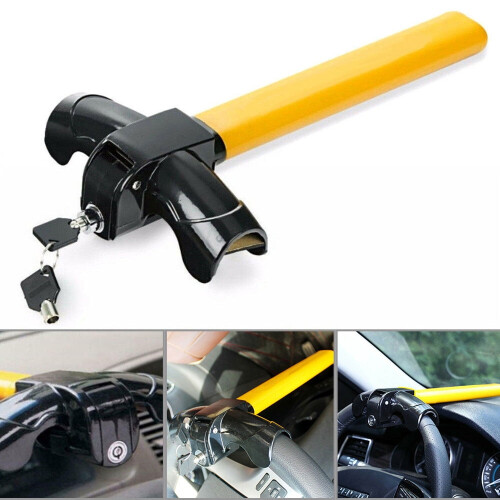 Car Steering Wheel Lock Universal Anti-Theft Alarm Security
