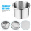 XUKEY Stainless Steel Cup Holders Mount 4-Pack 3