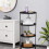 Corner Shelf Rack for Bathroom Living Room Plastic 32.5x79 1