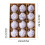 Christmas Ball Ornaments White Blue 12PCS 80mm 4