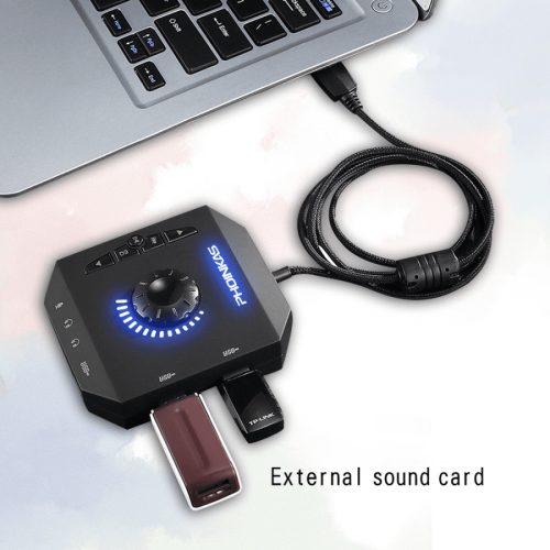 PHOINIKAS T10 External Stereo Sound Card 2