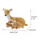 Plush Deer Stuffed Animal Set 5.5 Inch 5