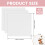 Cotton Embroidery Fabric 30x30cm Solid Color Grid 12 Pcs 2