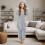Fleece-Lined Romper Suit with Cat-Ear Hood for Kids 3-12 5
