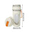 Mini Portable Blender 10.14 oz with Two Lids and Straw 2