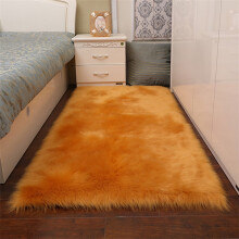 Faux Sheepskin Fluffy Area Rug White Shaggy