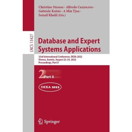 Database and Expert Systems Applications 33rd International Conference