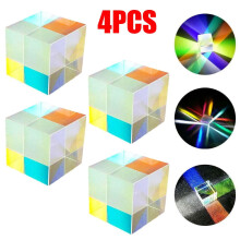 Optical Glass X-Cube Dichroic Prism RGB Combiner Splitter