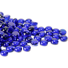 Glass Vase Fillers Blue Flat Beads 4mm 100pcs