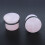 Pink Single Flared Ear Plug Tunnel Natural Stone Mushroom 2