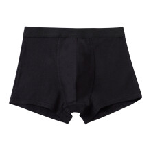 Boys Cotton Boxer Briefs Mid-Rise Solid Color Size 6–13
