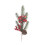 White Glitter Christmas Picks Frosted Branches 12 pcs 2