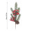 White Glitter Christmas Picks Frosted Branches 12 pcs 3
