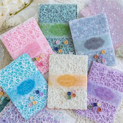 Vintage Textured Scrapbook Paper Set 156 Sheets 6-Pack 1