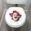 3D Santa Claus Wall Sticker Red Removable Holiday Decor 6