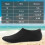 Water Shoes Barefoot Aqua Socks Black M 7