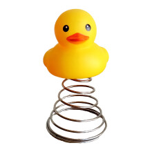 Christmas Duck Tree Topper Yellow Figurine 1 Piece
